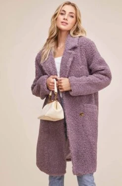 Freddie Coat -Chic Ladies Wear Shop ACT15475 LAVENDER 3