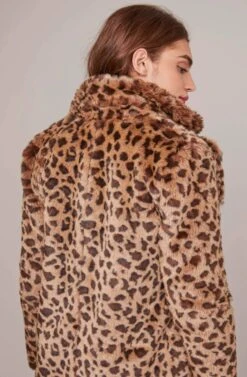 Inez Leopard Coat -Chic Ladies Wear Shop ACT15519 LEOPARD 5A