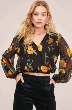 Shanley Floral Print Top