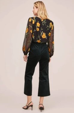 Shanley Floral Print Top -Chic Ladies Wear Shop ACT15577 ORANGE BLOSSOM FLORAL 4