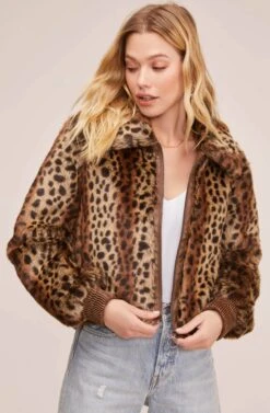 Remy Leopard Jacket -Chic Ladies Wear Shop ACT15588 LEOPARD SHADOW 2