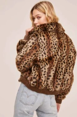 Remy Leopard Jacket -Chic Ladies Wear Shop ACT15588 LEOPARD SHADOW 5