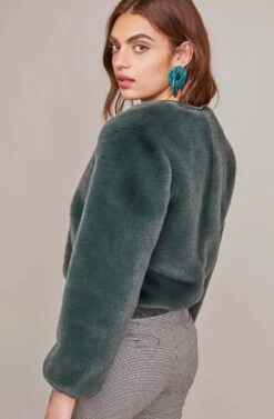 Frankie Jacket -Chic Ladies Wear Shop ACT15605 FOREST GREEN 4A