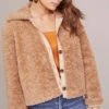 Teddi Jacket -Chic Ladies Wear Shop ACT15608 CARAMEL 3A