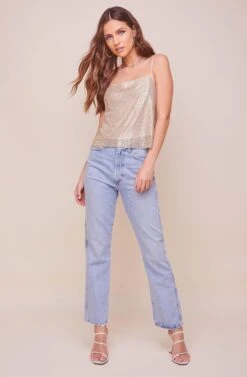 Disco Chainmail Cowl Neck Top -Chic Ladies Wear Shop ACT15621 GOLD 1 010c8256 971d 462d 8078 dad13149f62b