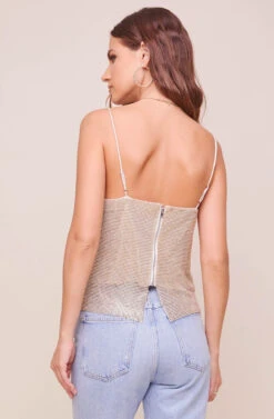 Disco Chainmail Cowl Neck Top -Chic Ladies Wear Shop ACT15621 GOLD 3 2 e221fa0c 16ff 4c23 9676 57953891b3bd