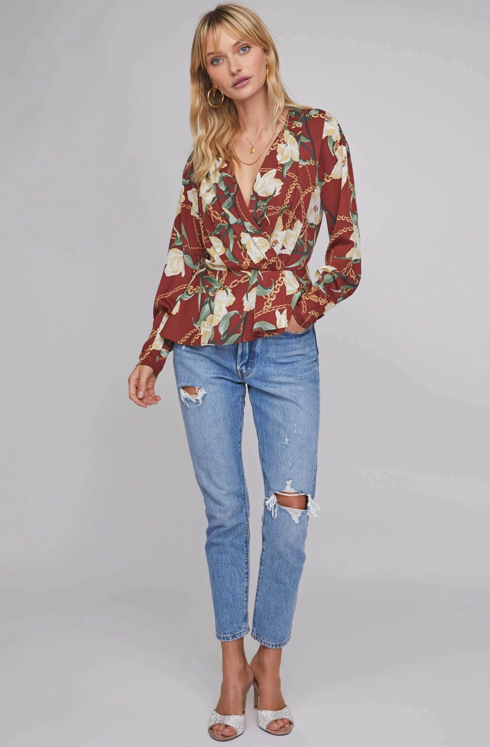 Joni Floral Print Top 4 Joni Floral Print Top - Image 2