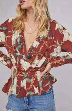 Joni Floral Print Top