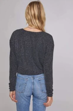 Boogie Down Wrap Top -Chic Ladies Wear Shop ACT15696 RAINBOW METALLIC 4