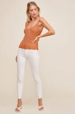 Landry Top -Chic Ladies Wear Shop ACT15760 ORANGE 1
