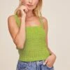 Darci Smocked Top -Chic Ladies Wear Shop ACT15849 GREEN 2 UPDATED