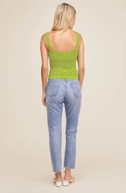 Darci Smocked Top -Chic Ladies Wear Shop ACT15849 GREEN 3 UPDATED