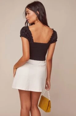 Gigi Crop Top 21 Gigi Crop Top -Chic Ladies Wear Shop ACT15879 BLACK 4