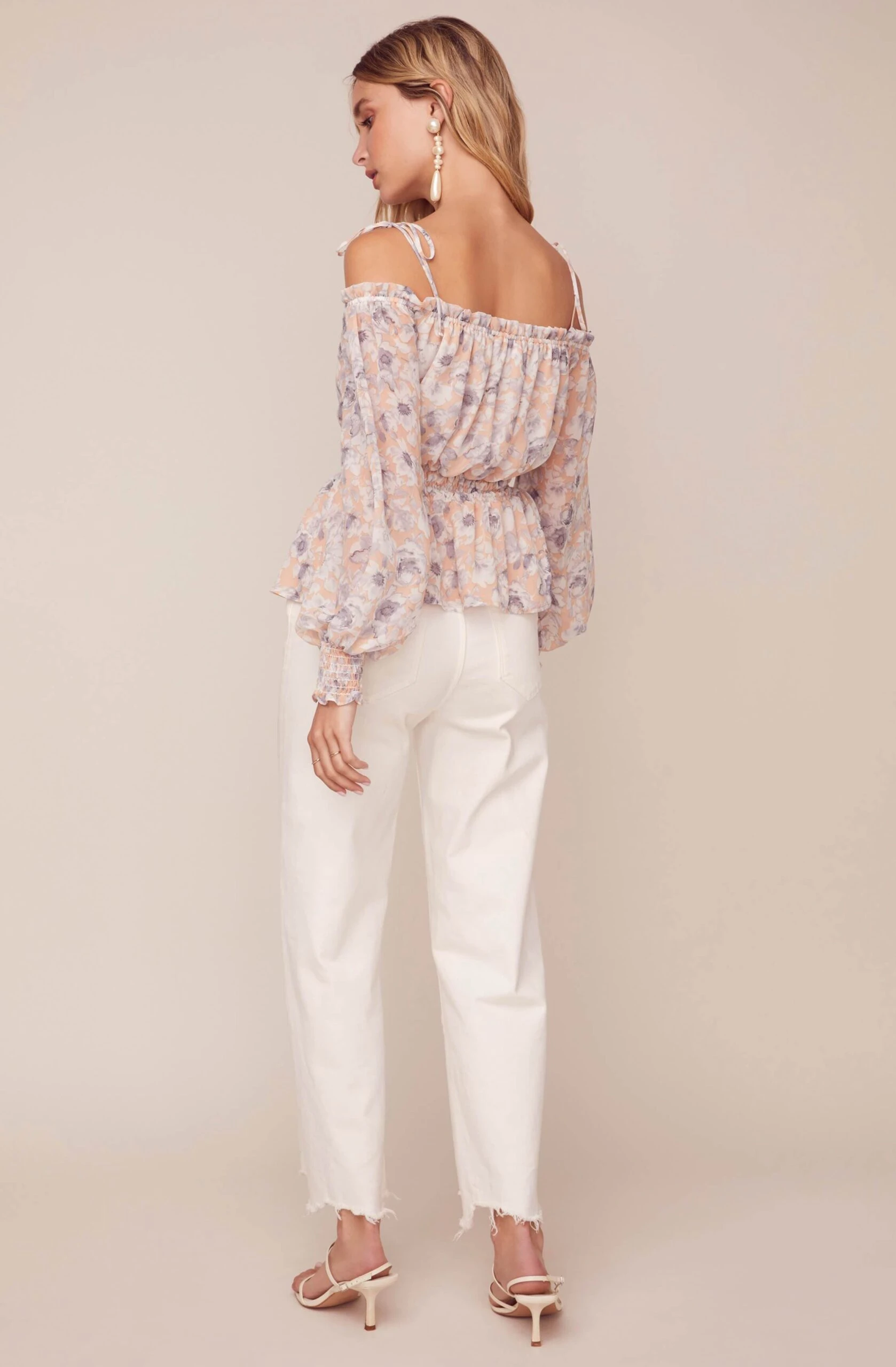 Harlee Floral Cold Shoulder Top 5 Harlee Floral Cold Shoulder Top - Image 3