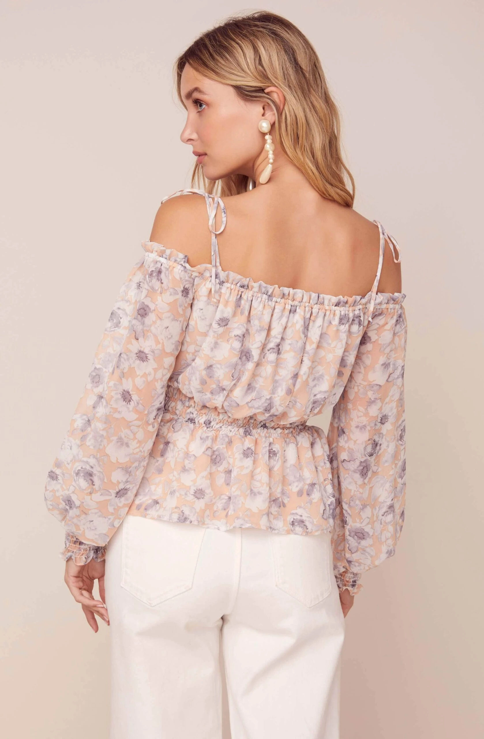 Harlee Floral Cold Shoulder Top 6 Harlee Floral Cold Shoulder Top - Image 4