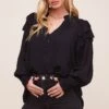 Rashida Top -Chic Ladies Wear Shop ACT16240VG BLACK 2