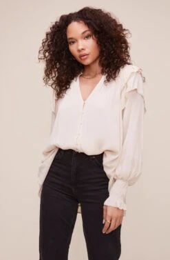 Rashida Top -Chic Ladies Wear Shop ACT16240VG OAT 6