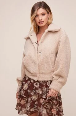 Marjorie Jacket -Chic Ladies Wear Shop ACT16273 OATMEAL 1