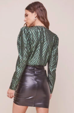 Belinda Jewel Tone Bodysuit 14 Belinda Jewel Tone Bodysuit -Chic Ladies Wear Shop ACT16440 EMERALD 2 2