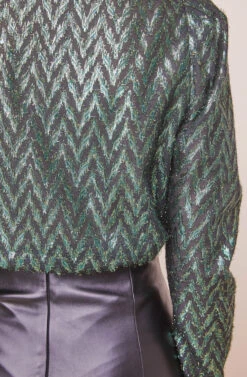 Belinda Jewel Tone Bodysuit 15 Belinda Jewel Tone Bodysuit -Chic Ladies Wear Shop ACT16440 EMERALD 3