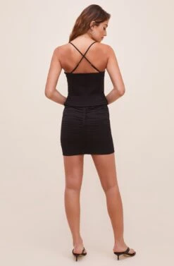 Helma Pleated Top -Chic Ladies Wear Shop ACT16545 BLACK 3