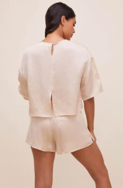 Valda Lounge Top -Chic Ladies Wear Shop ACT16604 CHAMPAGNE 2