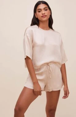 Valda Lounge Top -Chic Ladies Wear Shop ACT16604 CHAMPAGNE 3