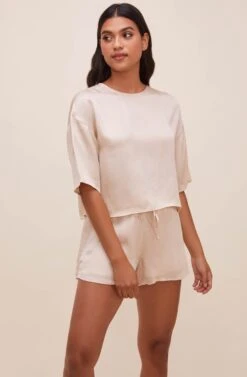 Valda Lounge Top -Chic Ladies Wear Shop ACT16604 CHAMPAGNE 4