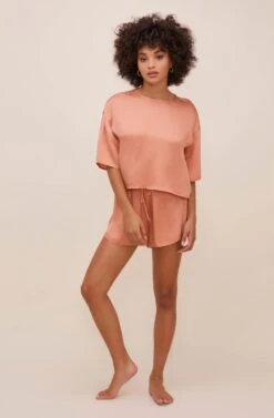 Valda Lounge Top -Chic Ladies Wear Shop ACT16604 CORAL 2