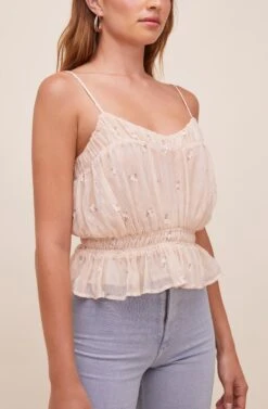 Effie Floral Top -Chic Ladies Wear Shop ACT16612 CREAMFLORAL 4