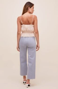 Effie Floral Top -Chic Ladies Wear Shop ACT16612 CREAMFLORAL 5