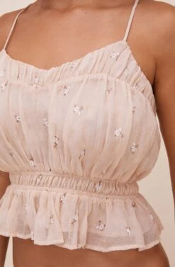 Effie Floral Top -Chic Ladies Wear Shop ACT16612 CREAMFLORAL 7