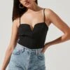 Nadia Sweetheart Bodysuit 1 Nadia Sweetheart Bodysuit -Chic Ladies Wear Shop ACT16686 BLACK 2 NEW