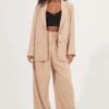 Boyfriend Oversized Blazer -Chic Ladies Wear Shop ACT16714B CAPPUCCINO 1