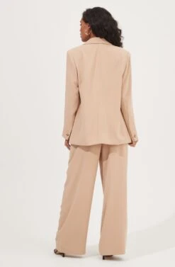 Boyfriend Oversized Blazer 11 Boyfriend Oversized Blazer -Chic Ladies Wear Shop ACT16714B CAPPUCCINO 5