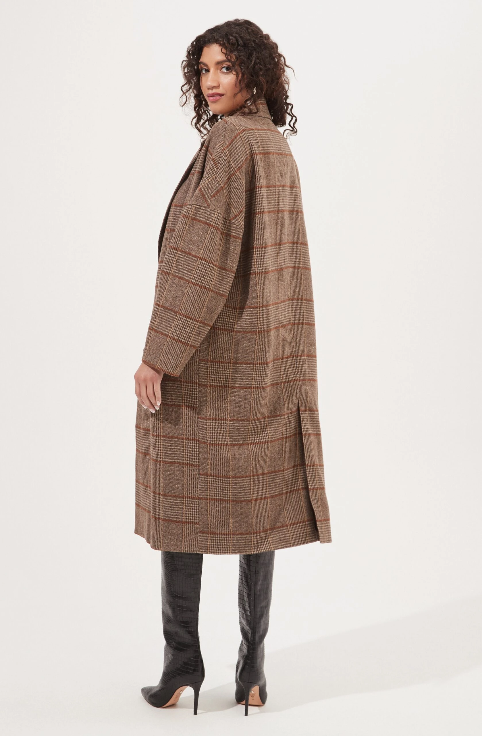 Dalary Plaid Oversized Coat 8 Dalary Plaid Oversized Coat - Image 6