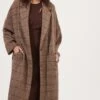 Dalary Plaid Oversized Coat -Chic Ladies Wear Shop ACT16901 BROWNMULTIPLAID 6
