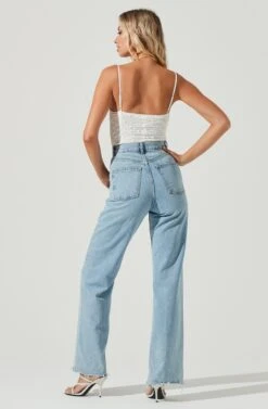 Millbrae Textured Polka Dot Bustier Bodysuit -Chic Ladies Wear Shop ACT17030 WHITE 3