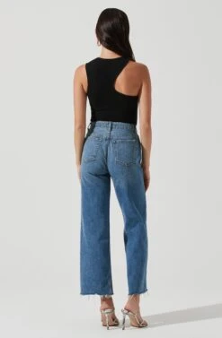 Valley Sleeveless Ribbed Knit Cutout Bodysuit 17 Valley Sleeveless Ribbed Knit Cutout Bodysuit -Chic Ladies Wear Shop ACT17125 BLACK 1621