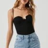 Brixley Underwire Bustier Top 1 Brixley Underwire Bustier Top -Chic Ladies Wear Shop ACT17260 BLACK 0663
