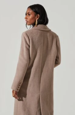 Morana Double Breasted Duster Coat 22 Morana Double Breasted Duster Coat -Chic Ladies Wear Shop ACT17315B TAUPE 4