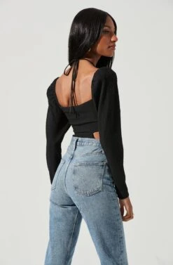 Dionne Cutout Halter Bodysuit -Chic Ladies Wear Shop ACT17340 BLACK 1057