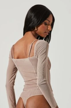 Vienna Mesh Long Sleeve Bodysuit -Chic Ladies Wear Shop ACT17344 NUDE 0268 dbaaa02e a6a5 42f0 8ad8 e11711fddd59