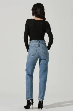 Reese Metallic Twist Front Bodysuit -Chic Ladies Wear Shop ACT17385 BLACKMETALLIC 6