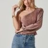 Zona Plisse One Shoulder Top