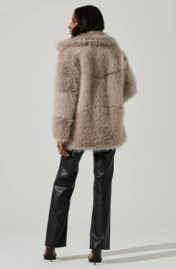 Hadley Faux Fur Coat -Chic Ladies Wear Shop ACT17441 SILVER 6 cd154e8b e47a 4c34 8886 5c433834dff2