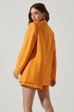 Laudine Blazer 19 Laudine Blazer -Chic Ladies Wear Shop ACT17526L MUSTARD 5