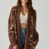 Vada Abstract Swirl Oversized Sweater -Chic Ladies Wear Shop ACT17580SH BROWNSWIRL 3