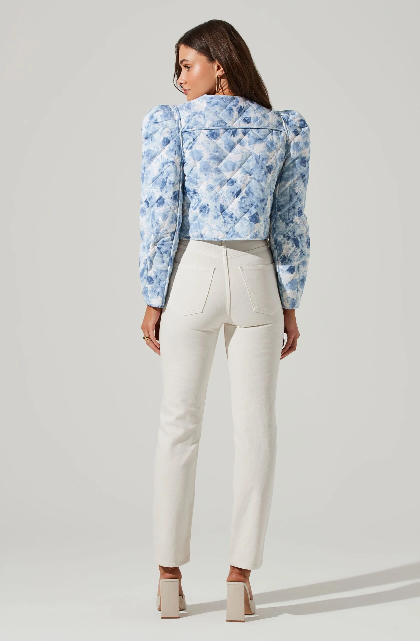 Alena Quilted Cropped Puff Sleeve Jacket 7 Alena Quilted Cropped Puff Sleeve Jacket - Image 5