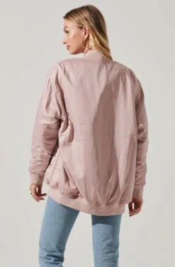 Torin Bomber Jacket -Chic Ladies Wear Shop ACT17705 LIGHTPINK 4